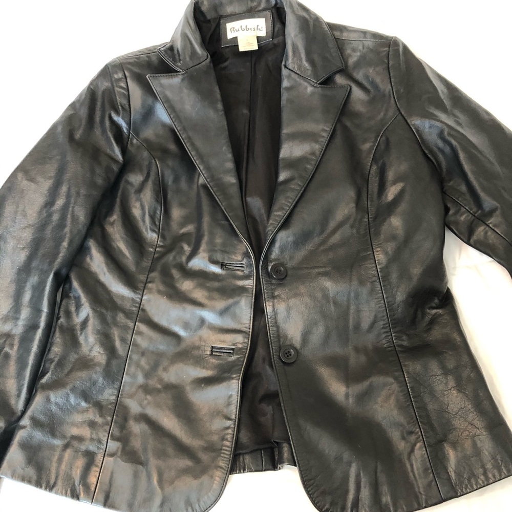 Nordstrom Rubbish leather jacket size large - Picture 10 of 11